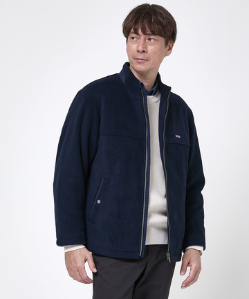 フリース スタンドカラー ジャケット