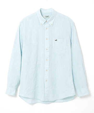 ゼロリネン ストライプ シャツ