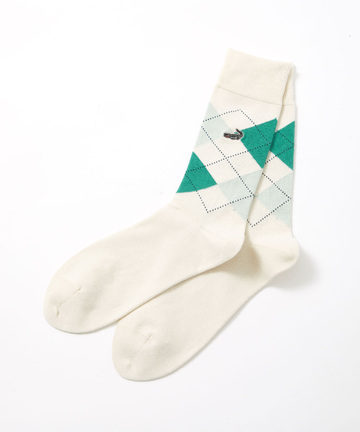 アーガイル柄 ソックス