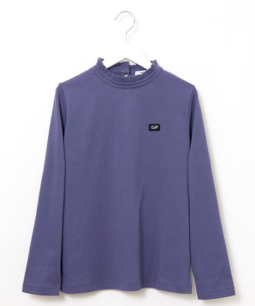 プレーティング天竺 襟フリル カットソー【吸汗速乾】