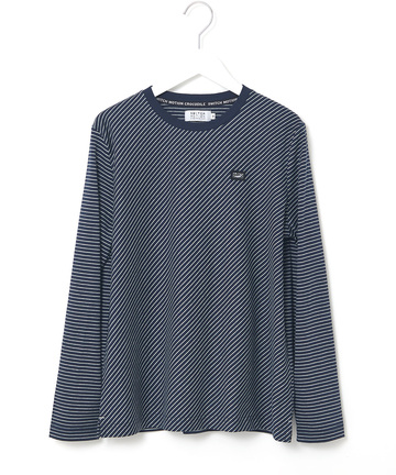 天竺 バイヤスボーダー 長袖Tシャツ