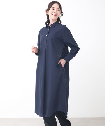 プルオーバー ワンピース【シワになりにくい】