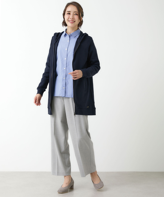 裏毛 チュニック パーカー【オンラインショップ限定】