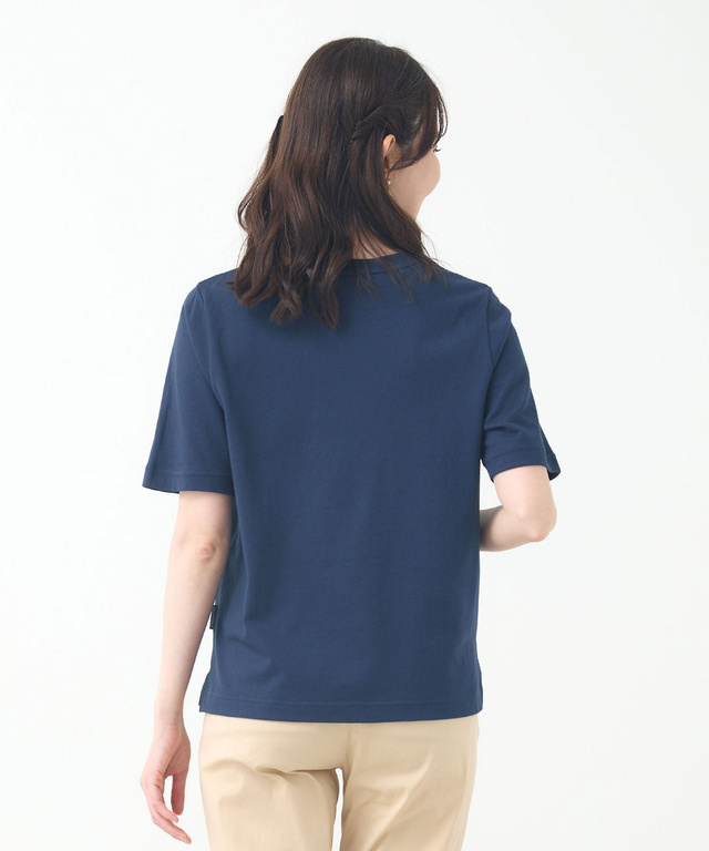 花柄 プリント Tシャツ