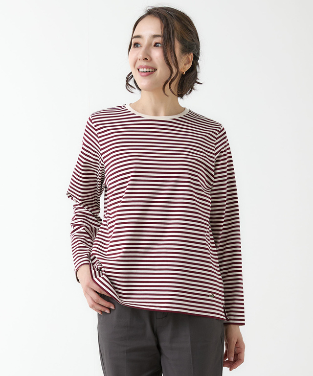 コットン マルチボーダー Tシャツ