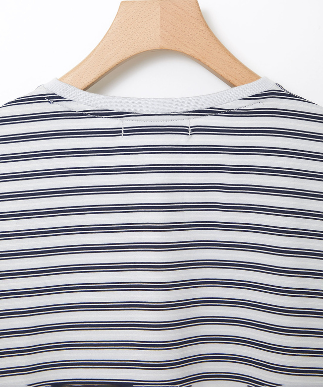 コットン マルチボーダー Tシャツ