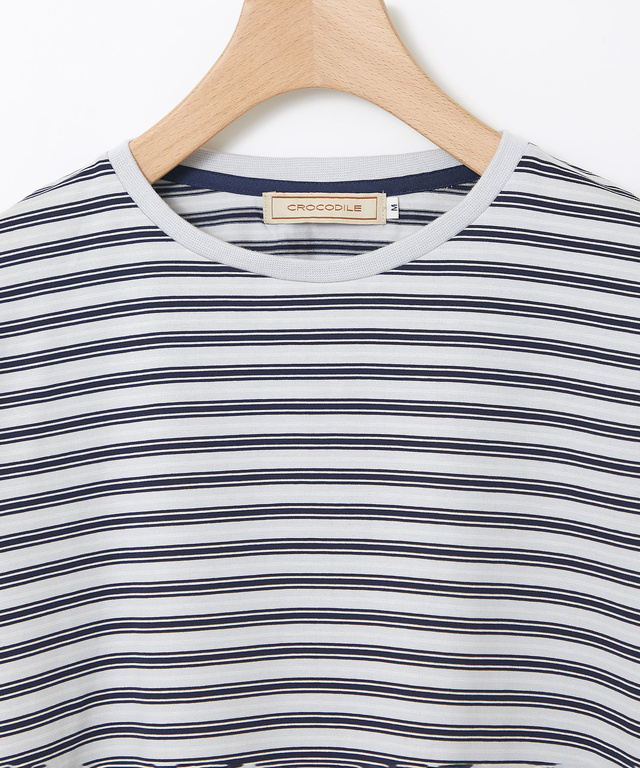 コットン マルチボーダー Tシャツ