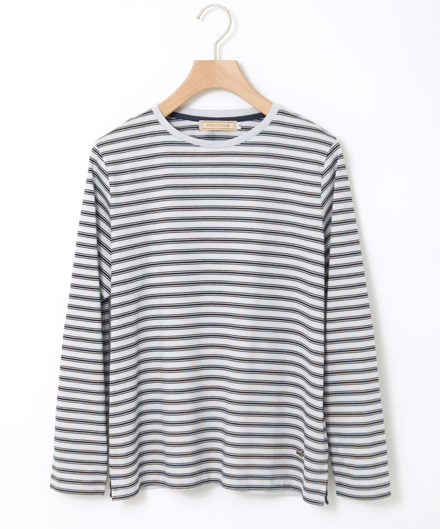 コットン マルチボーダー Tシャツ