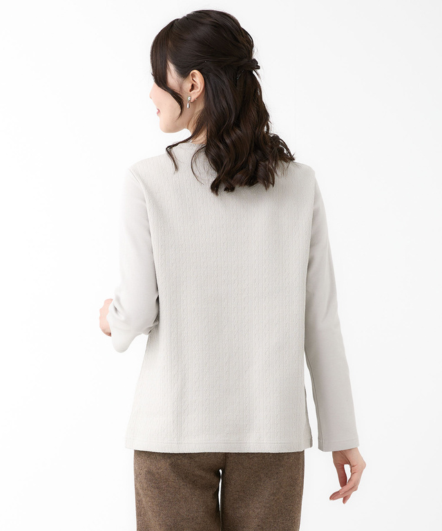 ジャカード 切り替え カットソー