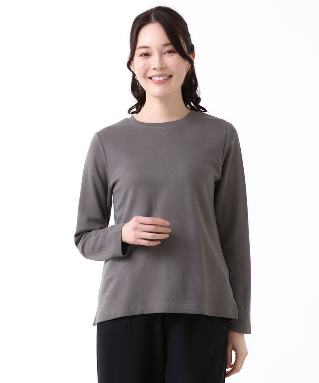 ダブルフェイス クルーネック カットソー