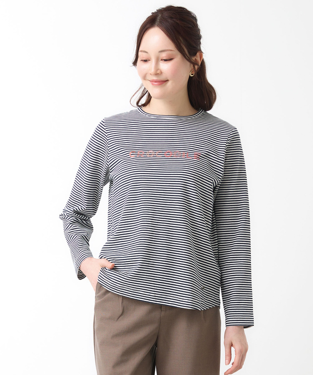 スムース ロゴプリント Tシャツ 