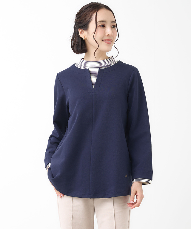 ドッキング ハイネック チュニック【オンラインショップ・一部店舗限定】