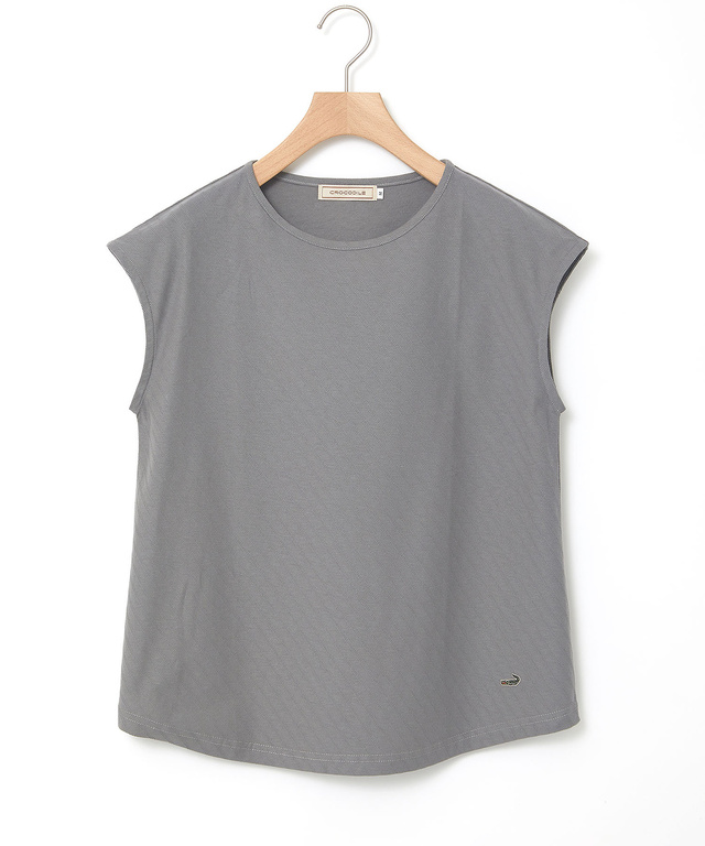 スノーコットン フレンチフリーブ カットソー【接触冷感】