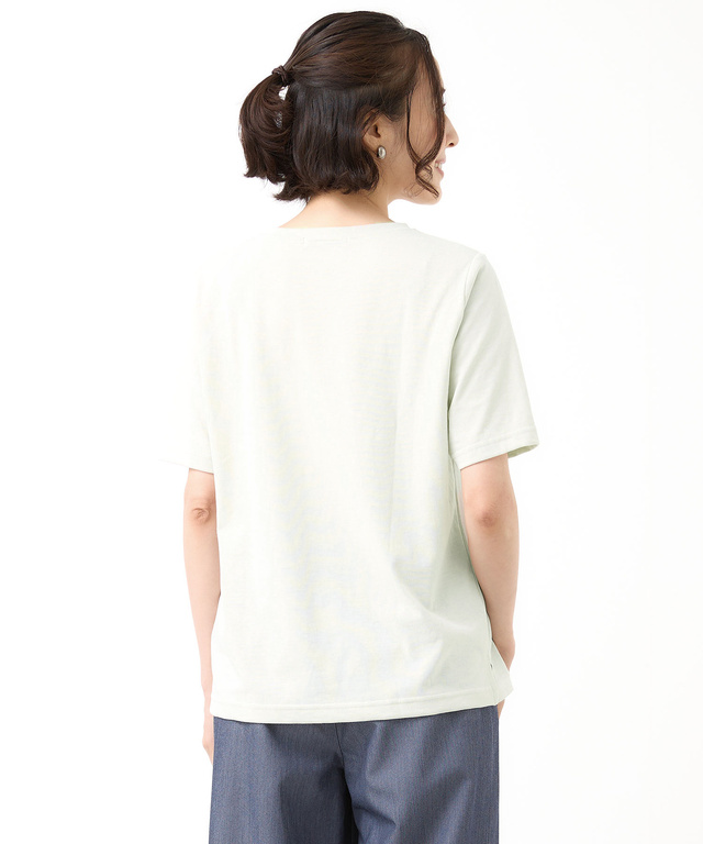 サンダルプリント 半袖 Tシャツ【吸汗速乾】