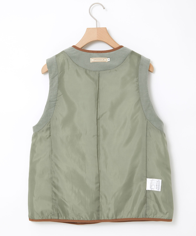 キルティング 中綿 ベスト