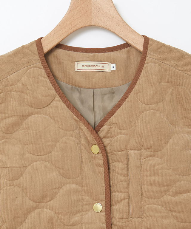 キルティング 中綿 ベスト