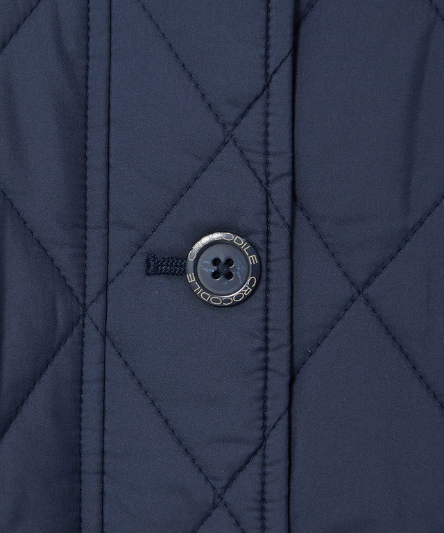 クロコダイルタータン ダイヤキルト 中綿 ジャケット