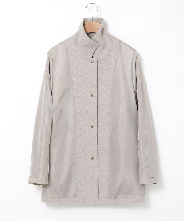 ウールライク ミドル コート