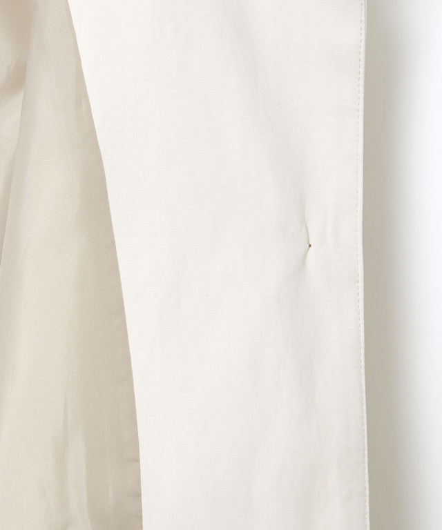 ストライプ バイカラー コート