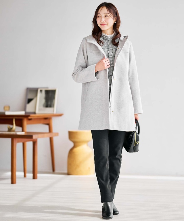 裏起毛 スリムパンツ