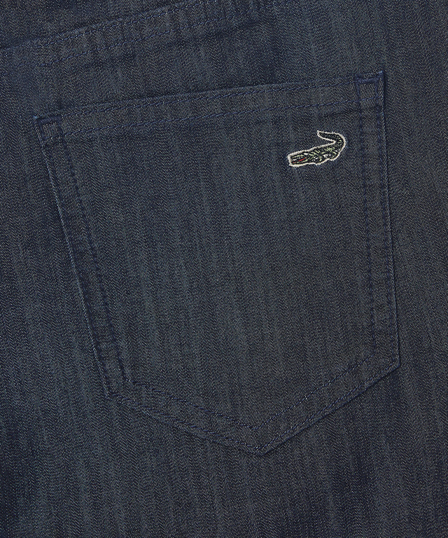 ブリーズデニム 【スリム8分丈】【接触冷感】