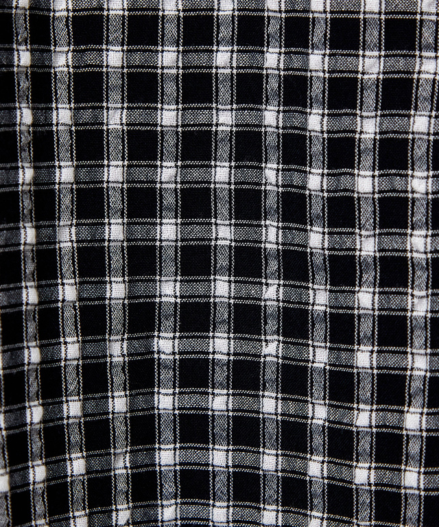 オリジナル チェック柄 ブラウス