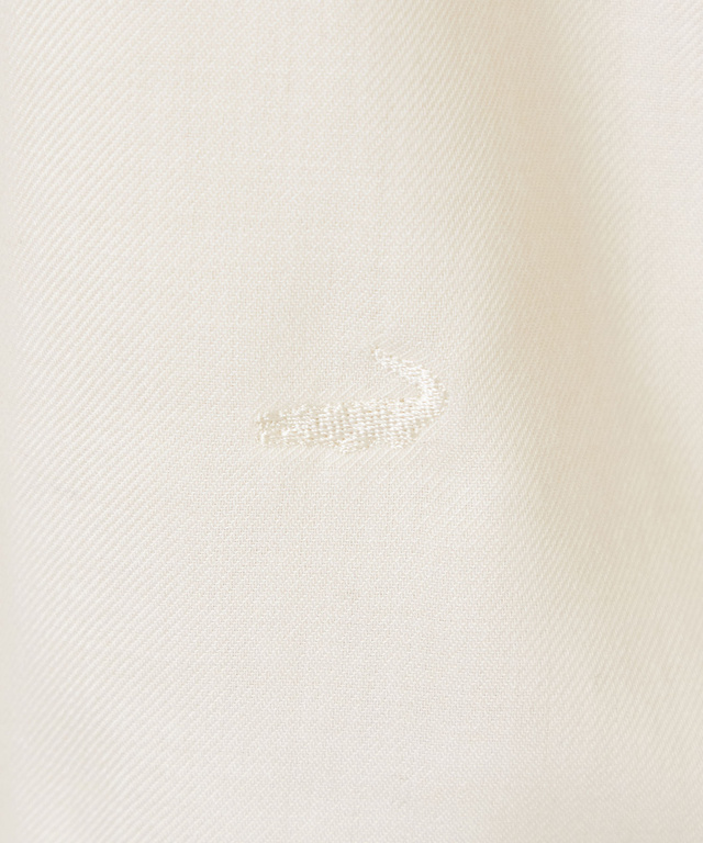 バンドカラー タックデザイン ブラウス