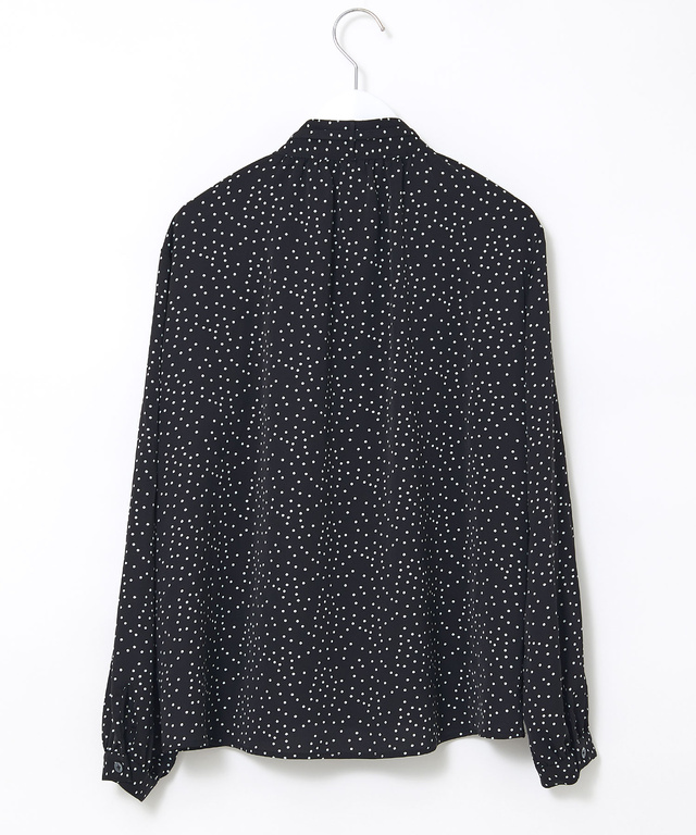 ドット リボンタイ ブラウス【一部店舗限定】