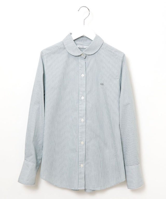 ローン ストライプ ブラウス