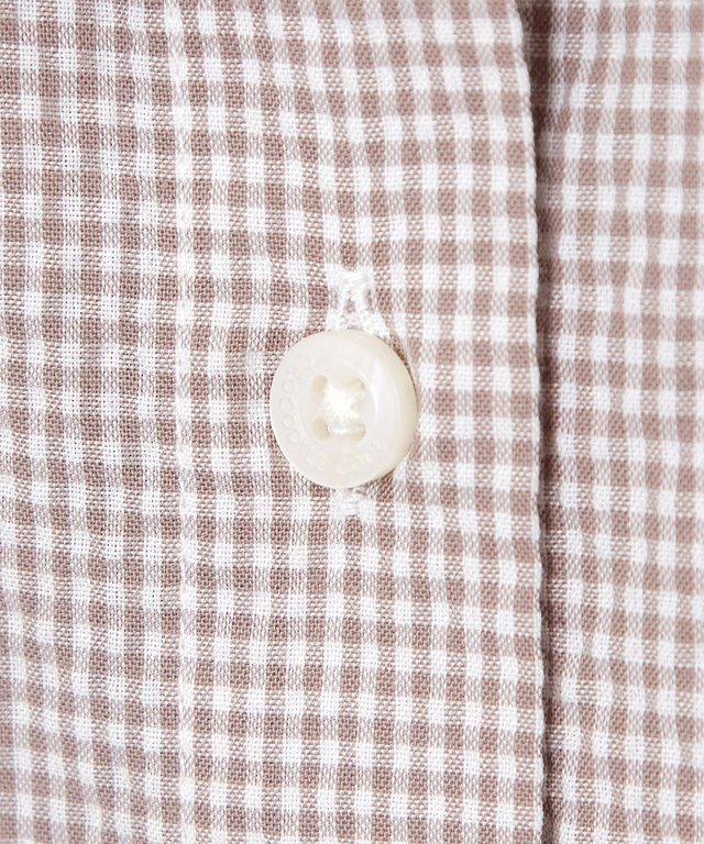 サッカー ギンガムチェック ブラウス