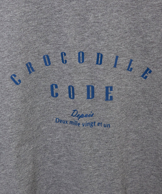 カレッジ調ロゴ 長袖 Tシャツ