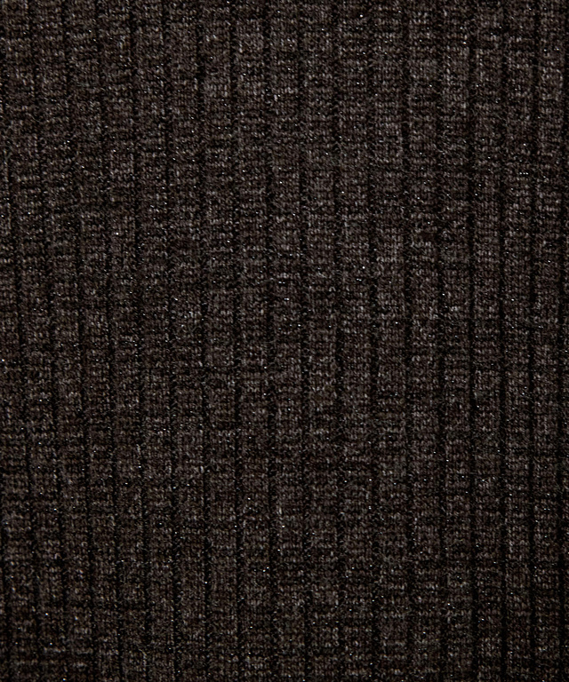 ラメ糸 ハイネック カットソー