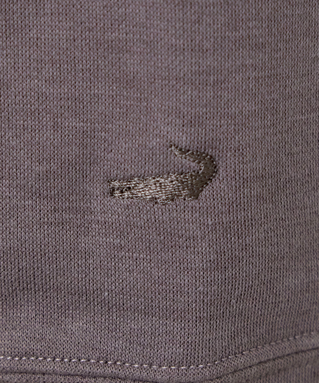 裏起毛 ポケット付き ハイネックカットソー