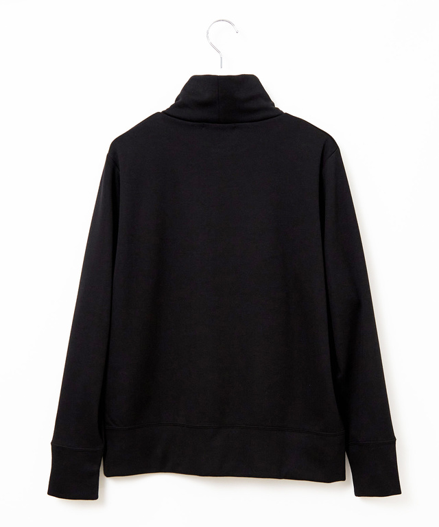 裏起毛 ポケット付き ハイネックカットソー