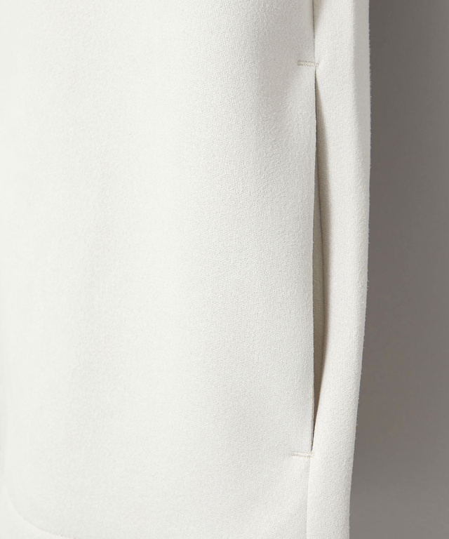 微起毛 ノーカラージャケット