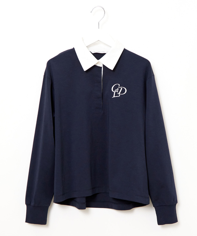 ロゴ刺繡 ラガーシャツ【オンラインショップ・一部店舗限定】