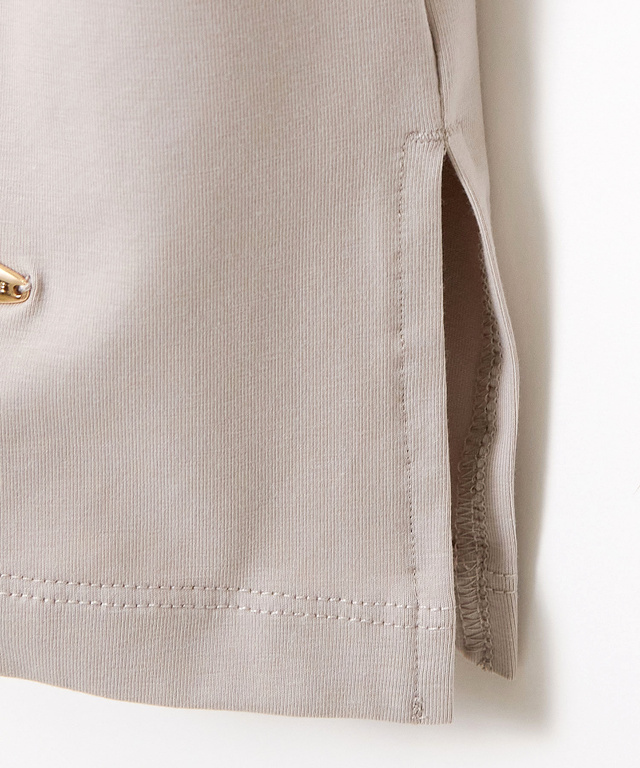 スカラップリブ ポロ カーディガン【オンラインショップ・一部店舗限定】