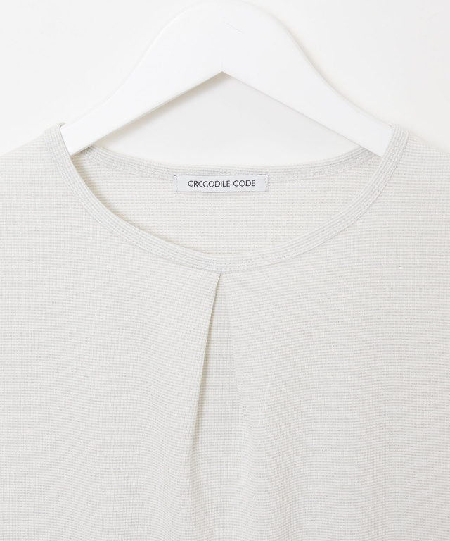 ラメ リブ タンクトップ