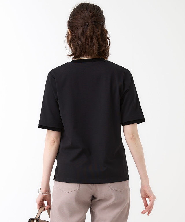 ベロア配色 Tシャツ