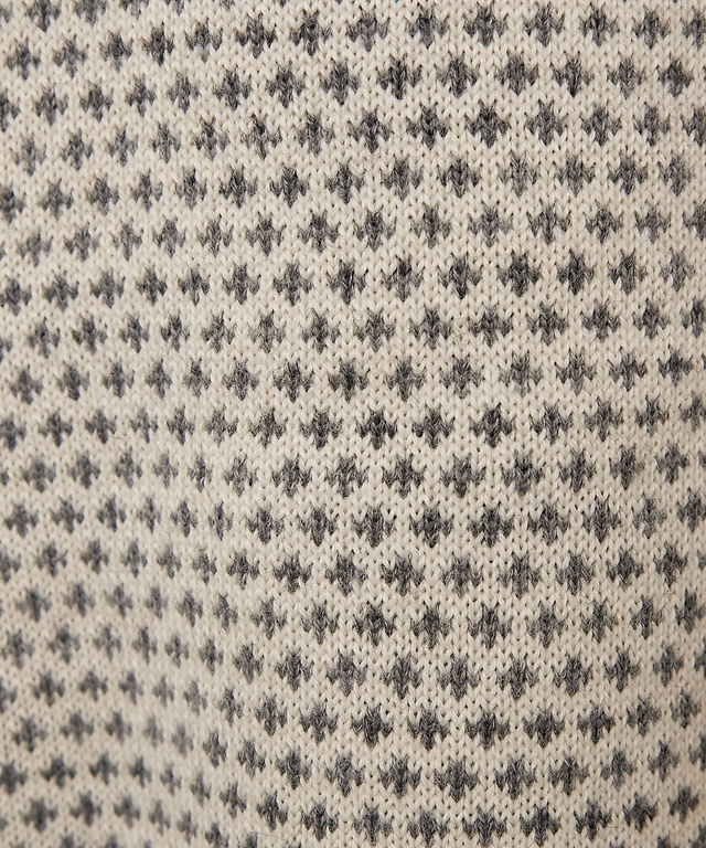 ウールブレンド ジャカード カーディガン【一部店舗限定】