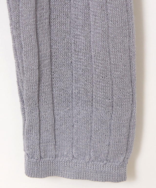 ボトルネック シアー リブセーター