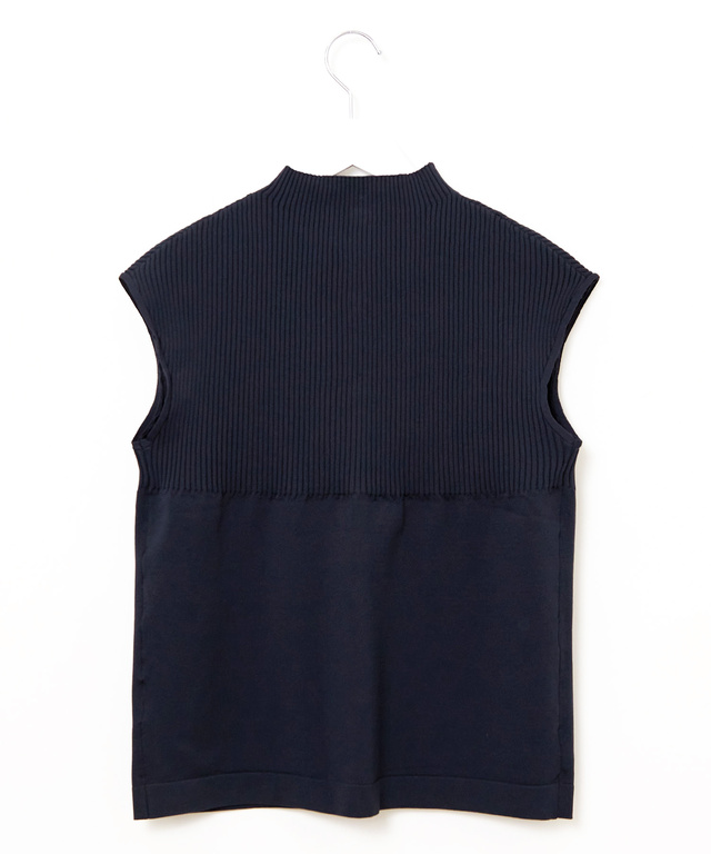 フレンチスリーブ ニット ベスト