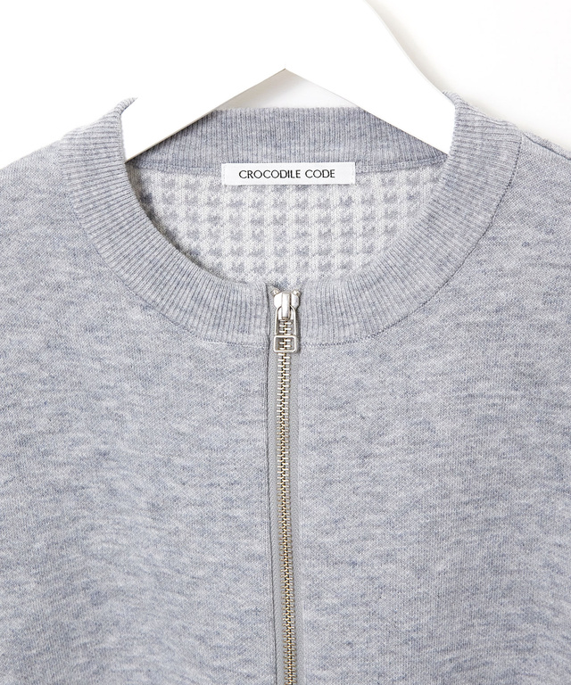 フルジップ ニット カーディガン