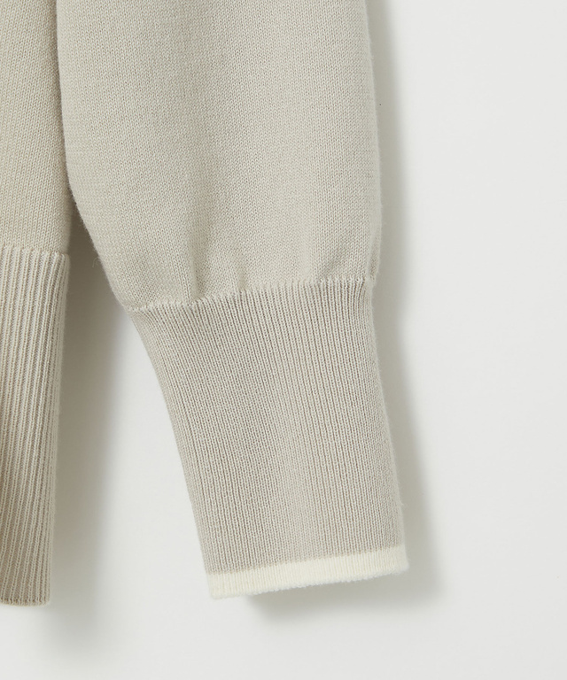 配色 ニット プルオーバー【手洗いOK】