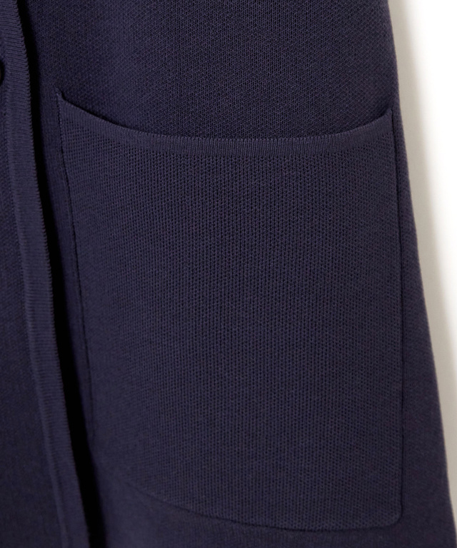 ダブルボタン ニット ジャケット【手洗いOK】