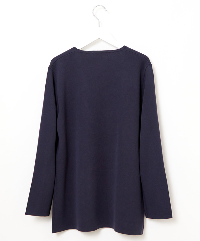 ダブルボタン ニット ジャケット【手洗いOK】