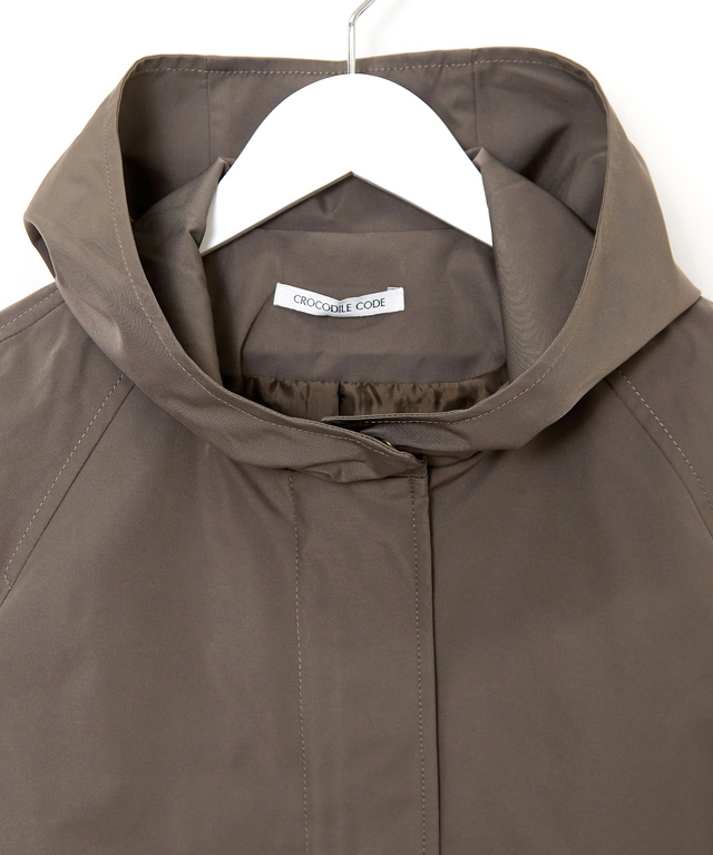 テントシルエット フーディー ジャケット