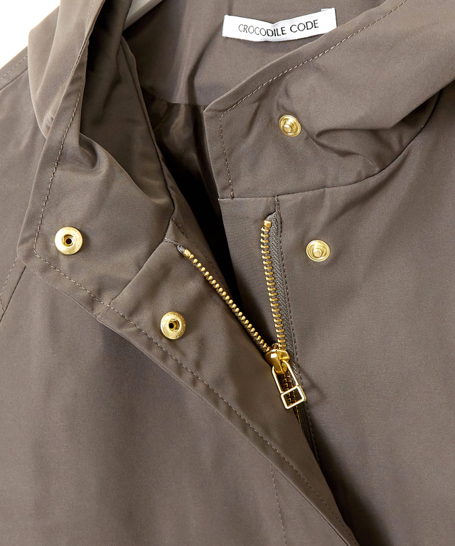 テントシルエット フーディー ジャケット