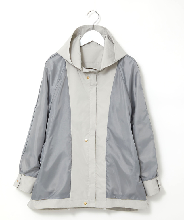 テントシルエット フーディー ジャケット