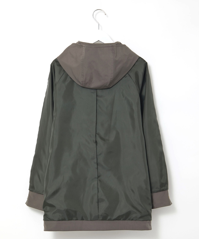 テントシルエット フーディー ジャケット